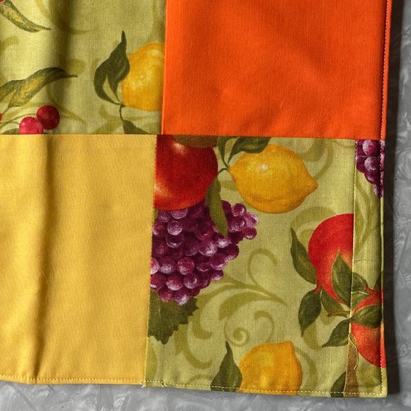 HANDMADE 6 Placemats & New! SIMONS 4 Napkins - Lemon Yellow Organic Cotton - Picture 4 of 10
